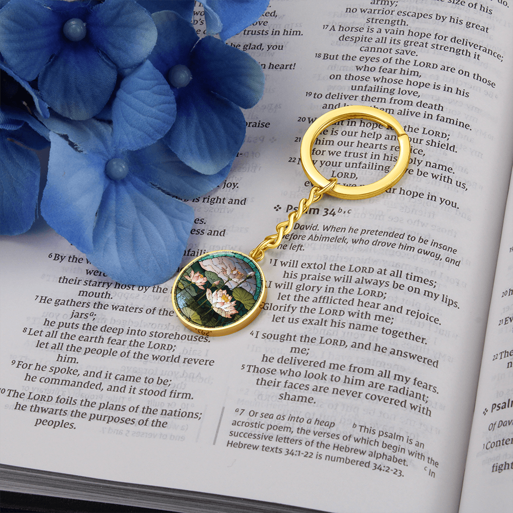 Water Lily Keychain