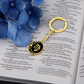 Virgo Zodiac Pendant Keychain