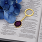 Purple Celtic Knot Keychain - Romantic Pendant Jewelry