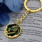 Dragon Keychain, Jade Dragon Personalized Keychain, Green Dragon Pendant Keychain, Dragon Jewelry Gift For Her or Him, Dragon Keychain Charm