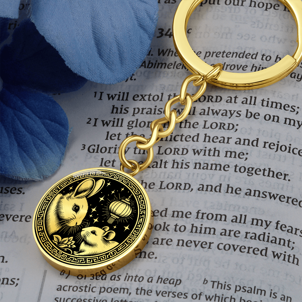 Rat & Rabbit Keychain