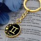 Gemini Zodiac Keychain
