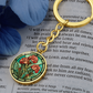 Carnation Keychain