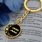 Aquarius Zodiac Keychain