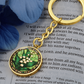 Lily of the Valley Keychain