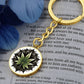 Marijuana Leaf Keychain