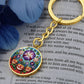 Halloween Morning Glory Keychain