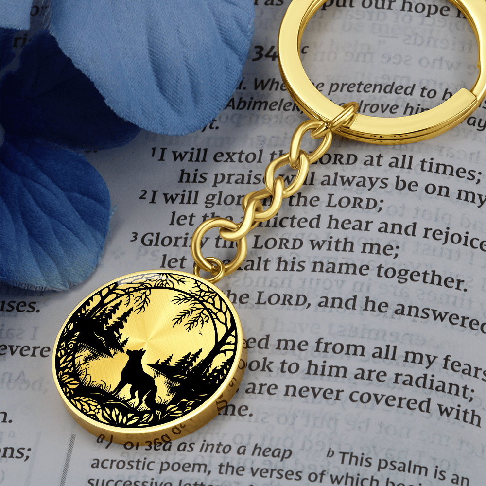 Wolf Keychain