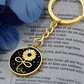 Infinity Daisy Keychain