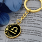 Libra Zodiac Pendant Keychain