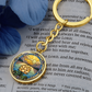 Water Lily Keychain