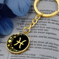Pisces Zodiac Keychain