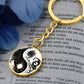 Sun and Moon Keychain