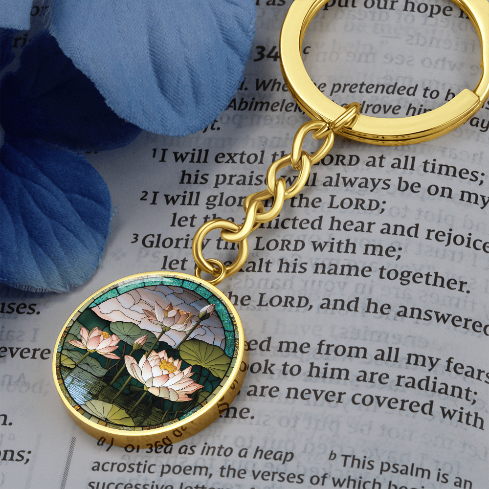Water Lily Keychain