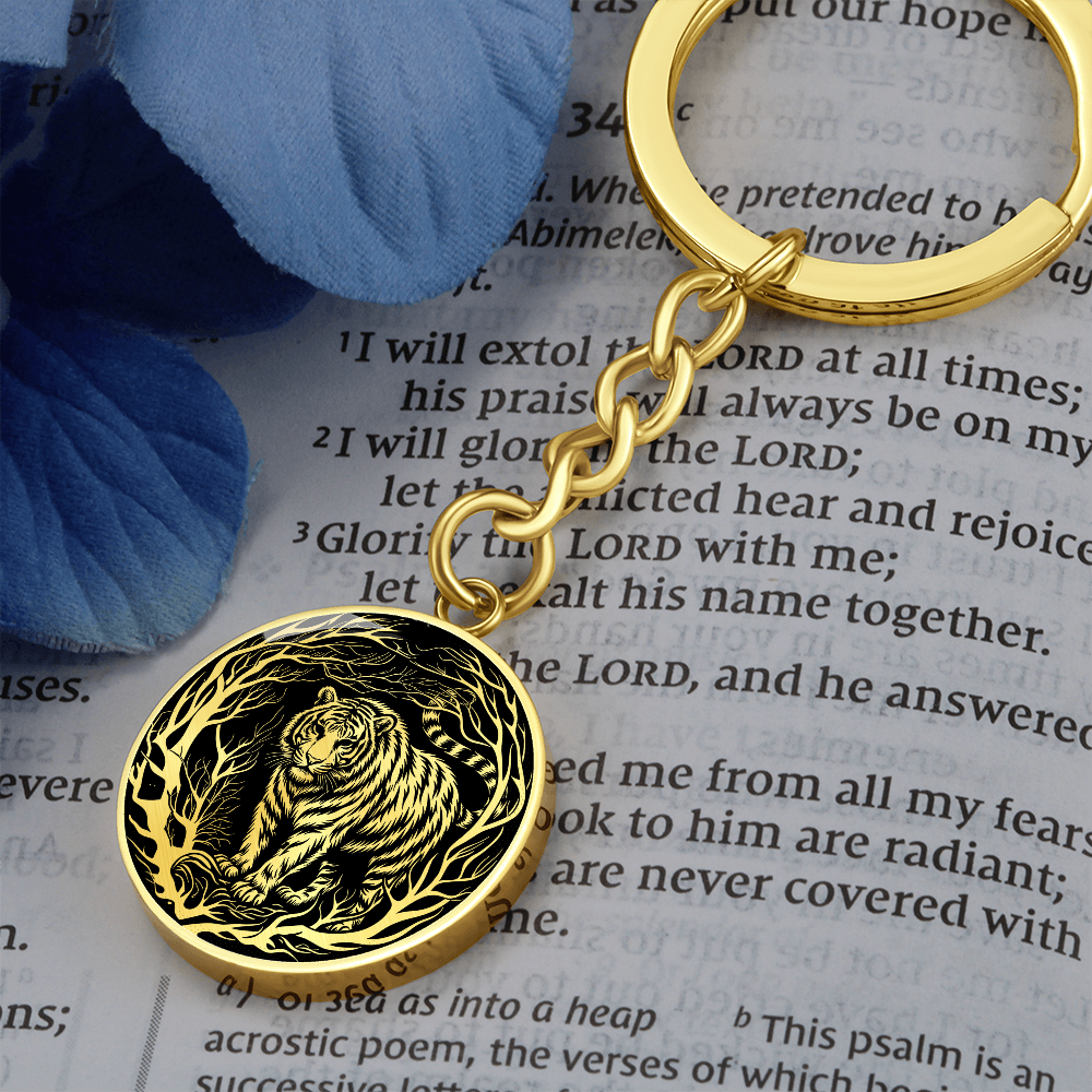 Tiger Keychain - Forest Charm Pendant Jewelry