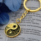 Sun and Moon Keychain