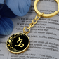 Capricorn Zodiac Keychain