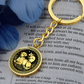 Dog and Rat Keychain - Couples Chinese Zodiac Animal Pendant Jewelry