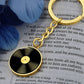 Custom Vinyl Record Keychain