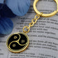 Celtic Yin Yang Keychain