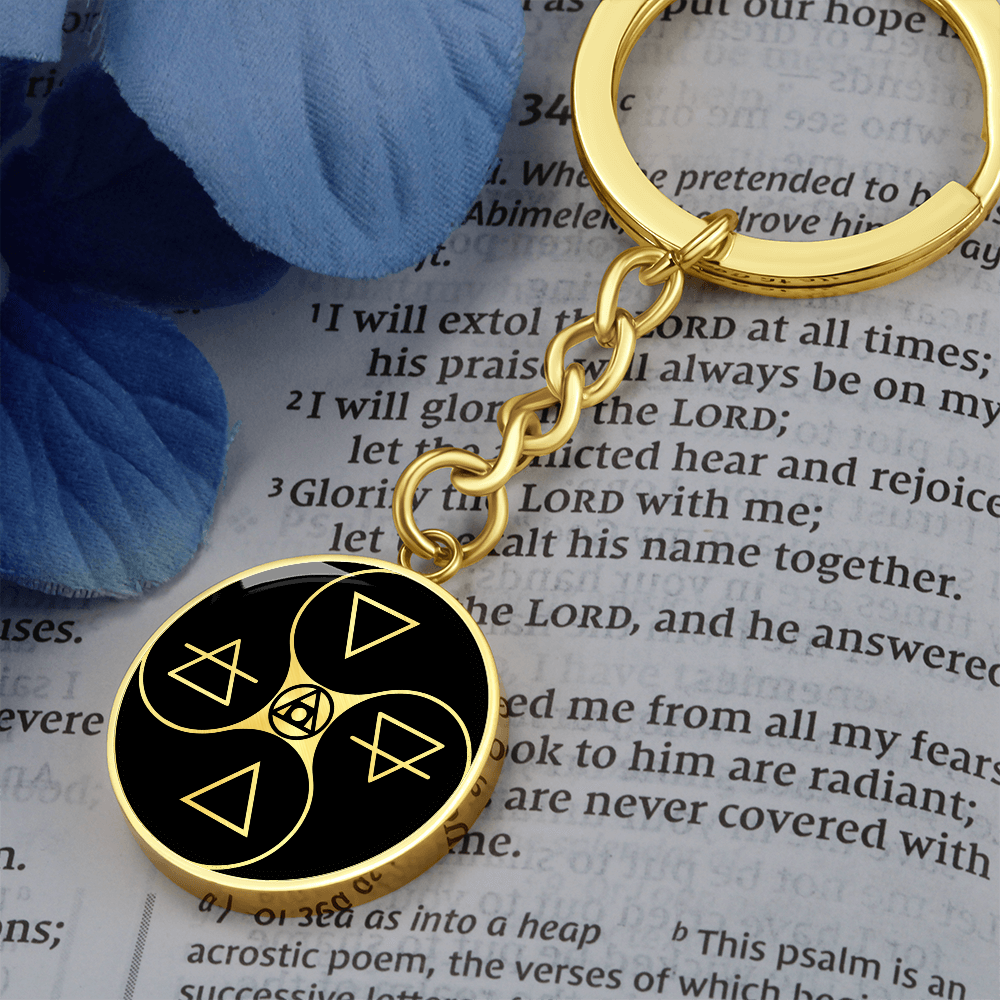 Alchemy Keychain - Philosopher's Stone Jewelry
