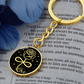 Infinity Rose Keychain