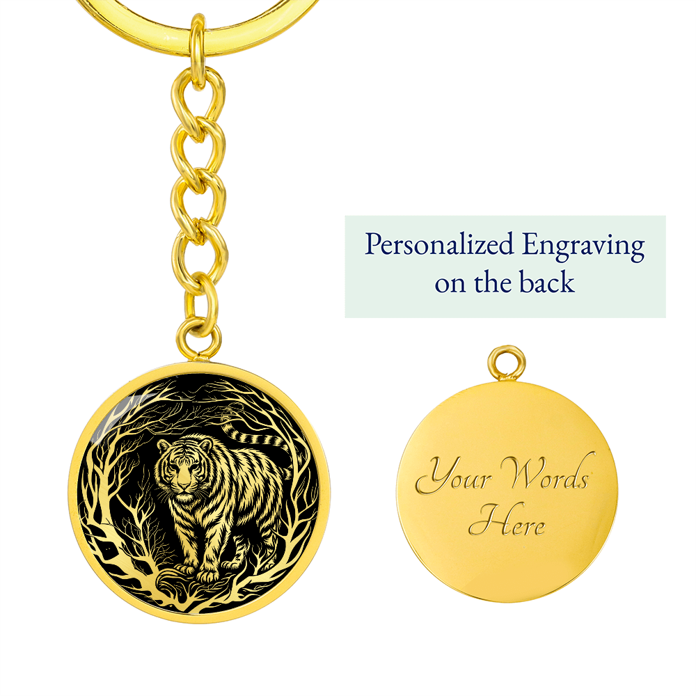 Tiger Keychain - Forest Charm Pendant Jewelry