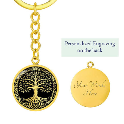 Celtic Tree Of Life Keychain