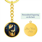 Capricorn Goat Keychain - Zodiac Pendant Jewelry