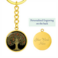 Orange Tree Keychain - Symbolic Charm Pendant Jewelry