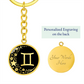 Gemini Zodiac Keychain