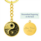 Sun and Moon Keychain