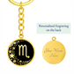 Scorpio Zodiac Pendant Keychain