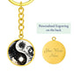 Sun and Moon Keychain