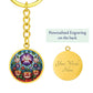 Halloween Morning Glory Keychain
