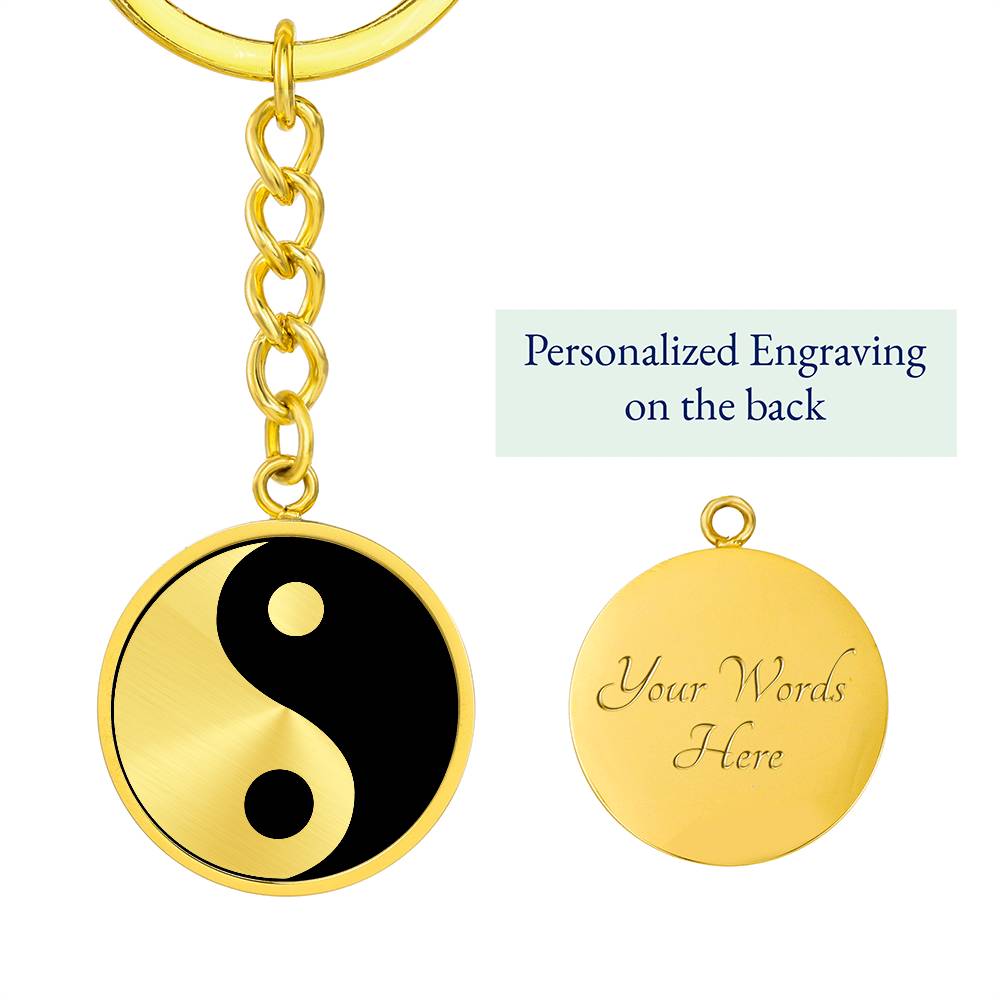 Yin Yang Keychain