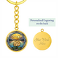 Water Lily Keychain