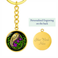 Easter Egg Keychain Purple