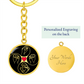 Mom Sign Language Keychain