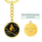 Northern Cardinal Keychain